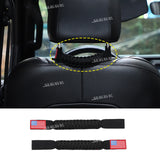 Paracord Headrest Pull Handle for Universal Vehicles Car Interior Accessory HEBE