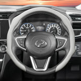 Perforated Leather Wheel Cover for Perodua Myvi