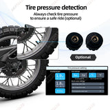 5Inch Waterproof Motorcycle Monitor with CarPlay & DVR