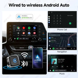 Wireless CarPlay Android Auto Adapter Universal Car Dongle
