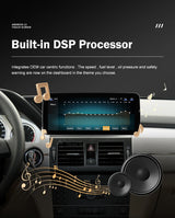 Android 13 GPS Navigation Head Unit for Mercedes-Benz GLK