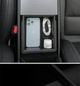 For Tesla Model 3 Highlander Juniper Silicone Cup Holder Insert Mat Center Console Anti Slip Water Cup Pad Car Interior Acces