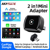 Wired to Wireless CarPlay Adapter for OEM Radio CarPlay Adapter AKAMATE