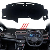 Natural Fiber Dashboard Cover Mat for Nissan Leaf 2017–2023 Dashboard Mat CATUSIKI Right Rudder