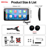 Wireless CarPlay Monitor 6.5 Inch for Motorcycles