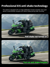 1080P Dual Channel Motorcycle Dashcam with Night Vision