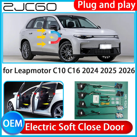 Electric Soft Close Door Kit for Leapmotor C10 and C16 Car Interior Accessory ZJCGO