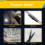 5M Flexible LED Trunk Strip Light for Tesla Model 3 LED Ambient Light MAGIC COLORM