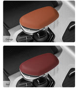 Original Leather Center Gear Shift Knob Cover Lever Shifter Boot Car Accessories For Geely Tugella/ Binyue / Preface / Borui GE