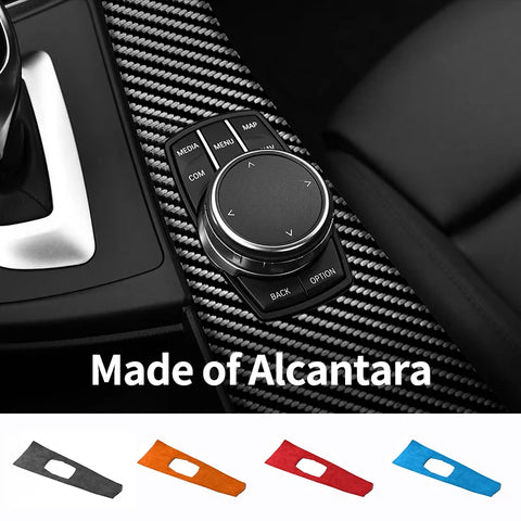 For BMW 3er F30 F31 F35 3GT F34 4e F32 F33 4er F36 Car Multimedia Panel Sticker Anti Scratch Carbon Fiber Interior Accessorie