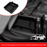 Smabee for Chevy Traverse/GMC Acadia/Buick Enclave 2024 2025 Central Armrest Storage Box Tidying Car Tray Organizer Accessory