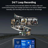 Android Head Unit Dual Dash Cam for Universal Motorcycle Android Head Unit Aoocci