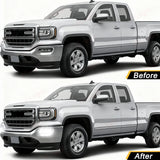 LED Fog Lights Assembly for GMC Sierra 1500 2016 LED Ambient Light MAGIC COLORM
