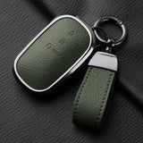 Aluminum Alloy Goatskin Car Key Case Cover for Honda Civic 11th 2022