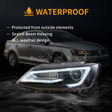 Headlight Dual Beam Projector for VW Jetta 11-18