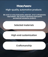 Breathable Carbon Fiber Cover for Volvo S60 V60 XC60 Car Interior Accessory Hocasen