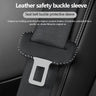 Leather Seat Belt Buckle Cover Universal Protector