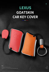 5 Button Metal and Leather Car Key Case Cover For Lexus LM350h LM500H Car Key Case Cover OEM