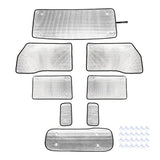 Aluminum Foil Window Visor for Suzuki Jimny 4-Door 2019+