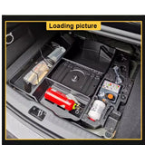 Waterproof Trunk Storage Box for Volvo S90 2021-2025 Spare Well Car Interior Accessory LINGLUYANG