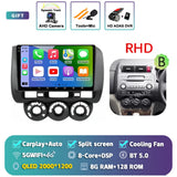 2K QLED Android Head Unit for Honda Jazz Fit 2001–2009