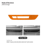 For BMW 5er G30 G38 6GT G32 Seat Memory Button  Panel Trim Frame Sticker Car Premium Interior Tuning Accessories Made of Alcanta