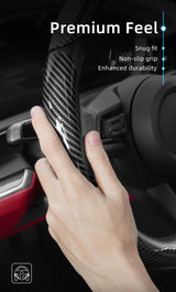 Carbon Fiber Steering Wheel Cover for Audi A4 A6 Q5