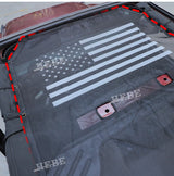 PVC Top Sunshade Cover for Jeep Wrangler JK 07-17