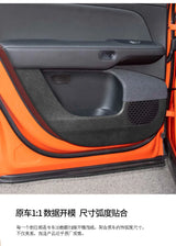 For XPeng G6 Door Anti Kick Pad Suede Scratch-resistant Protective Sticker Front Rear Door Anti Kick Interior Accessories