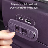 For Leapmotor B10 B01 Lafa5 Car Rear USB Charging Port Cover Scratch-resistant Protector Interior Accessories Car Rear USB Ch
