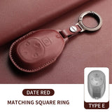 Leather Car Key Case Cover For GAC GS4 GM8 GA4 GS5 GS3 GA3 GA6 SGS7 Trumpchi E8 E9 MPV S7 E8 E9 GN8 M8 GM8 Remote Key Case Shell