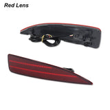 Red Rear Bumper Reflector Lights for Toyota Yaris 12-14