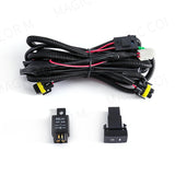 12V Fog Light Wiring Harness Switch Kit with Indicator