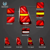 Vland LED Tail Lights Sequential Mini Cooper 01-06 Car Interior Accessory Vland