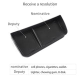 Smabee Car Dashboard Tray for VW ID.4 ID4 Center Console Display Storage Box Hidden Tray Behind Screen Accessories Organizer