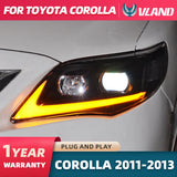 Vland LED DRL Headlights for Toyota Corolla 2011-2013 Car Interior Accessory Vland