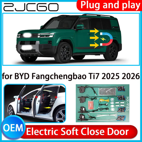 Electric Soft Close Door Kit for BYD Fangchengbao Ti7 2025–2026 Car Interior Accessory ZJCGO Default Title