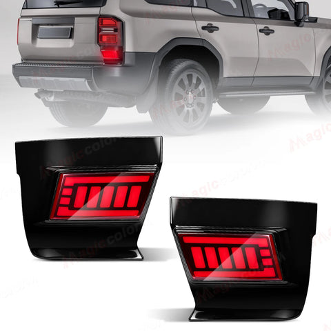 Dynamic LED Rear Bumper Light Turn Signal for Toyota LC250 2024 LED Ambient Light MAGIC COLORM
