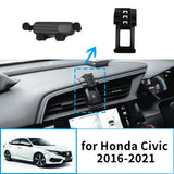 Smart Wireless Charging Phone Mount for Honda Civic 2016-2021 Car Phone Holder CATUSIKI