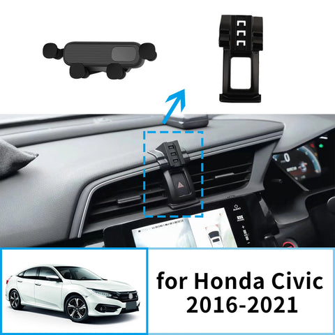 Smart Wireless Charging Phone Mount for Honda Civic 2016-2021 Car Phone Holder CATUSIKI
