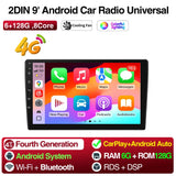 Android Head Unit 9 Inch CarPlay for Universal Vehicles