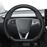 Carbon Fiber Leather Cover for Tesla Model 3 Y X S Car Interior Accessory Hocasen