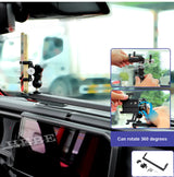 Rotatable Center Console Phone Stand for Jeep JL 2024