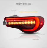 Full LED Tail Lights Sequential for Toyota 86/BRZ Car Interior Accessory Vland