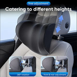 Car Seat Neck Pillow Lumbar Support Set - Universal Ergonomic Headrest for Driving Comfort Car Interior Accessory OEM
