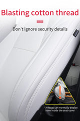 Waterproof PVC Seat Covers Full Set for Tesla Model 3 Y