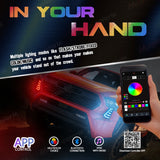 RGBW DRL with APP Control for Toyota Tacoma 2024 2025 LED Ambient Light MAGIC COLORM