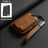 Leather Car Key Case Cover For VW