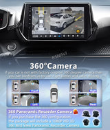 9-inch QLED Android Multimedia Player for Peugeot 208 2019–2022