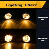 Halogen Fog Lamps with DRL for Toyota Wish 2004-2005 Fog Light Assembly MAGIC COLORM
